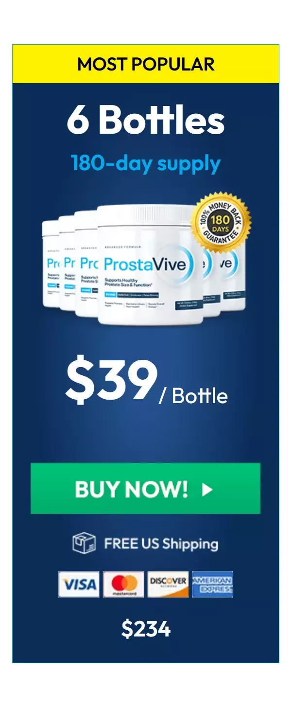 ProstaEase® 6 bottles pricing